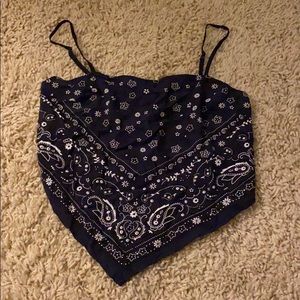 Bandana crop top